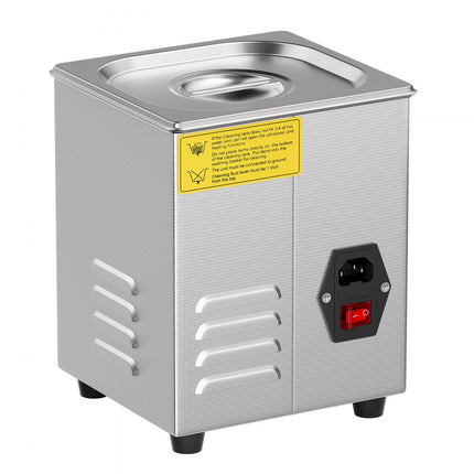 VEVOR 1.3L Ultrasone reiniger 50W Reinigingsmachine Timer Mand en verwarming 40 kHz