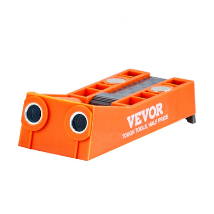 VEVOR 50 stuks Pocket Hole Jig Kit Double Pocket Hole met Square Drive Bit & C-klemmen, Doweling Aid Drill Jig voor het boren van Pocket Gaten en Schuine Gaten, Boorhulp voor Houtbewerking