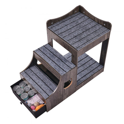 VEVOR stapelbed huisdieren raamzit hond trap slaapbank 830x450x675mm