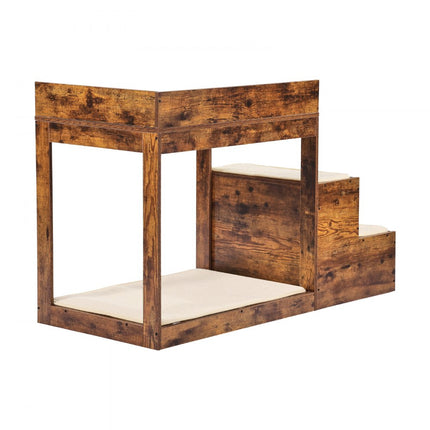 VEVOR stapelbed huisdieren raamzit hondentrap slaapbank 1111x508x722mm