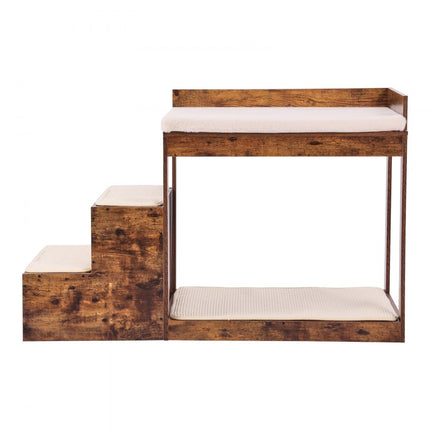 VEVOR stapelbed huisdieren raamzit hondentrap slaapbank 1111x508x722mm