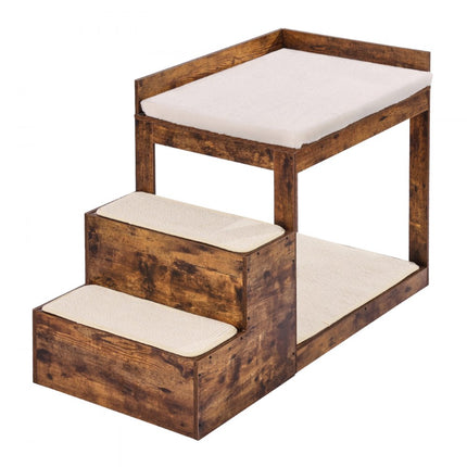 VEVOR stapelbed huisdieren raamzit hondentrap slaapbank 1111x508x722mm