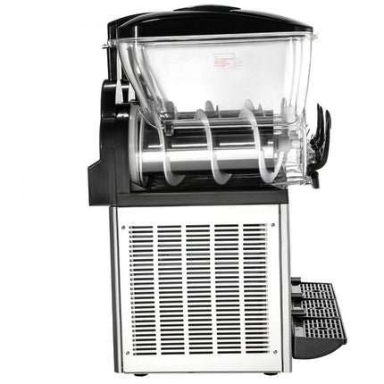 VEVOR commerciële slush-ijsmachine, 3 x 15 l slush-ijsmachine 800 W 220 V slush-ijsmachine, slush-apparaat 63 x 45 x 80 cm slushy-maker, 2 modi Intelligent LED-bedieningspaneel Slushy-maker