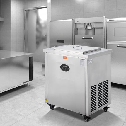 VEVOR Commerciële ijsmachine, enkele vormset - 40-delige ijsmachine, commerciële roestvrijstalen ijsmachine voor stokken, ijsmachine voor bars, cafés, melktheewinkels