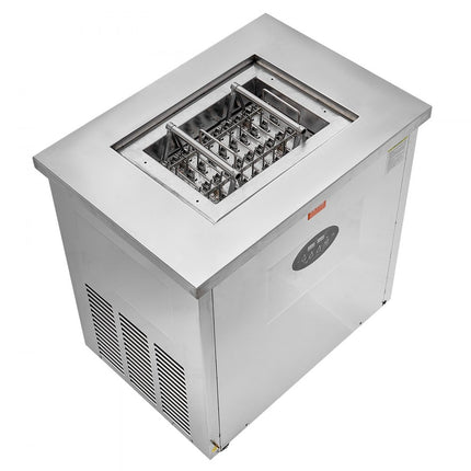 VEVOR Commerciële ijsmachine, enkele vormset - 40-delige ijsmachine, commerciële roestvrijstalen ijsmachine voor stokken, ijsmachine voor bars, cafés, melktheewinkels