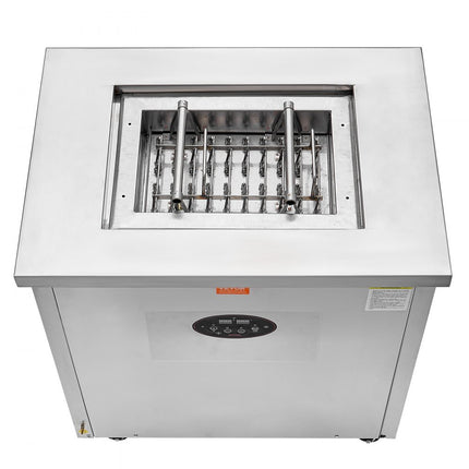 VEVOR Commerciële ijsmachine, enkele vormset - 40-delige ijsmachine, commerciële roestvrijstalen ijsmachine voor stokken, ijsmachine voor bars, cafés, melktheewinkels