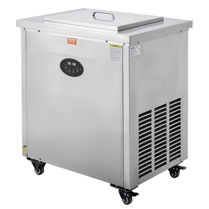 VEVOR Commerciële ijsmachine, enkele vormset - 40-delige ijsmachine, commerciële roestvrijstalen ijsmachine voor stokken, ijsmachine voor bars, cafés, melktheewinkels