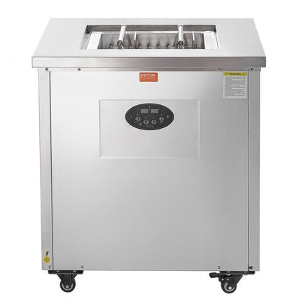 VEVOR Commerciële ijsmachine, enkele vormset - 40-delige ijsmachine, commerciële roestvrijstalen ijsmachine voor stokken, ijsmachine voor bars, cafés, melktheewinkels