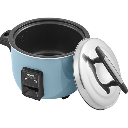 VEVOR Commerciële rijstkoker, 60 kopjes, antiaanbakpan, 13 liter, restaurantrijstkoker