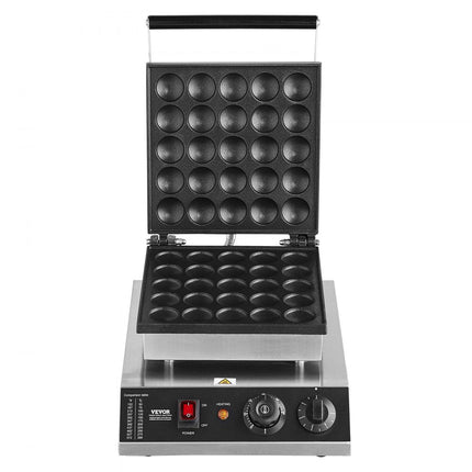 VEVOR Mini Pannenkoekenmachine Nederlandse Pannenkoekenmaker 25-delig RVS Dorayaki