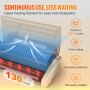 VEVOR commerciële vacuumsealer 130 W, 80 Kpa Draagbare commerciële vacuumsealer 30 cm x 2,5 mm incl. 2 vacuümzakrollen, foam seal Professioneel vlees, fruit, groenten, noten, brood etc.