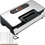 VEVOR vacuumsealer 130W vacuumsealer 90Kpa sealapparaat 30cm seallengte folie sealapparaat voor droog of vochtig voedsel incl. 10x vacuumzakken, 2x vacuumzakrollen en slang