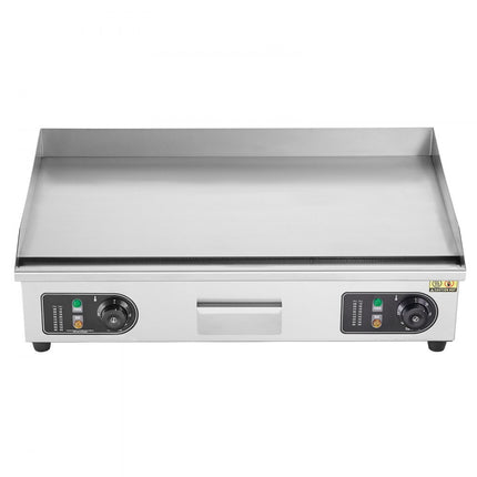 VEVOR 4400W elektrische grillplaat Gladde commerciële ijzeren gastrogrillkeuken