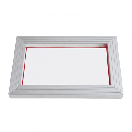 VEVOR 6 stuks aluminium schermframe zeefdrukpers 10" x 14", zeefdrukmachine-accessoires 110 mesh, zuurbestendig en niet-vervormbaar voor kussensloop, stof, papier, kopieerpapier, enz.