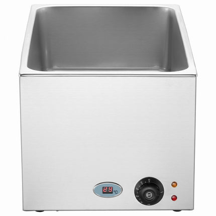 VEVOR voedselverwarmer komfoor gastronormbak 18L 1200W buffet RVS