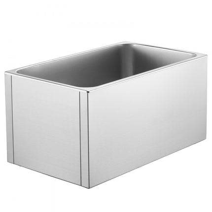 VEVOR voedselverwarmer komfoor gastronormbak 18L 1200W buffet RVS