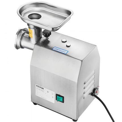 VEVOR Commerciële elektrische vleesmolen 2,04 kg/min Worstvuller Maker Keuken