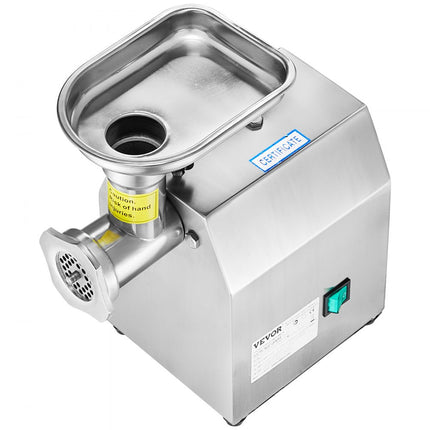 VEVOR Commerciële elektrische vleesmolen 2,04 kg/min Worstvuller Maker Keuken