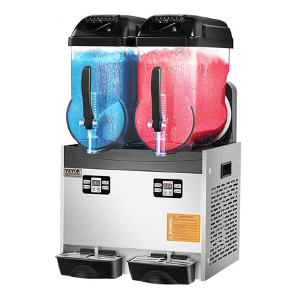 VEVOR Commerciële Slushy Machine 12Lx2 Margarita Smoothie Frozen Drink Maker