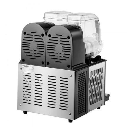 VEVOR Commerciële Slushy Machine 4Lx2 Margarita Smoothie Frozen Drink Maker