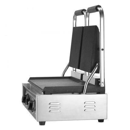 VEVOR Commerciële Panini Grill Dubbele Plaat Sandwichmaker Plaat 485x230mm