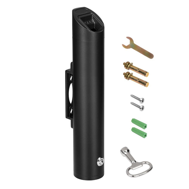 VEVOR Sigarettenasbak Sigarettenpeukcontainer Wandmontage Zwart