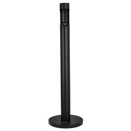 VEVOR Sigarettenasbak Sigarettenpeukcontainer Cilinder 108cm Zwart