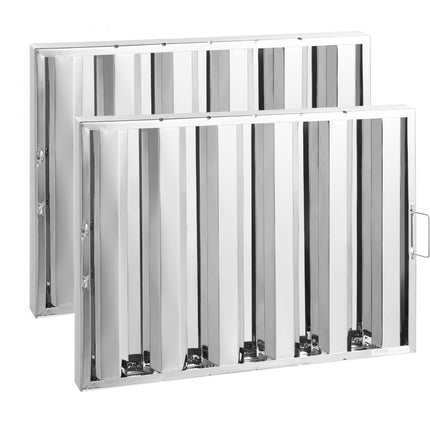 VEVOR Commerciële Kap Filter Afzuigkap Baffle RVS 622x493mm