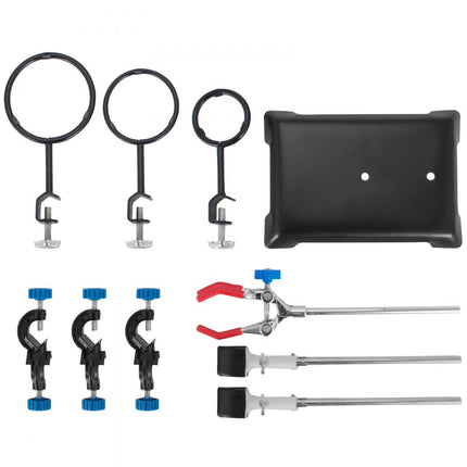 VEVOR 60cm Chemie Lab Stand Ondersteuning Klem Fles Condensor Clip Filtratie Ondersteuning Ring Bevestiging