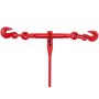 VEVOR 9215LBS 3/8" - 1/2" ratelband, 9,215 lbs, veilige werklast, G70 haak en verstelbare lengte, voor kettingen van klasse 70-80, vastsjorren, transport, slepen, 2 stuks, rood