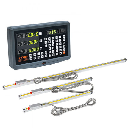 VEVOR digitaal display 400/450/950 mm lineaire schaal 3-assige DRO-displaykit