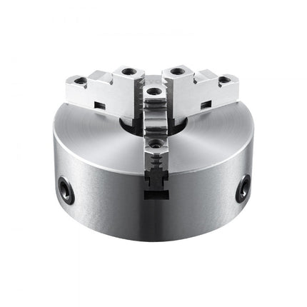 VEVOR klauwplaat K11-250 250 mm drieklauwplaat HT300 materiaal 3-klauwplaat klembereik 6-250 mm 3-klauw, 20Cr, ≥53HRC φ80 mm boorhouder draaibank zelfcentrerend
