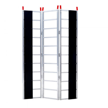 VEVOR auto-oprit opklapbare oprit aluminium opritten laadbrug triple 680kg lossen