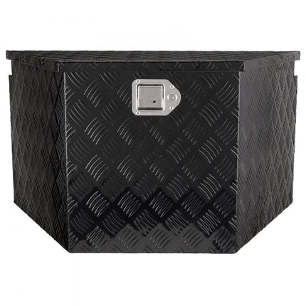 VEVOR Trailer Tong Box, Aluminium Diamond Plate Tool Box, Heavy Duty Trailer Box Storage met slot en sleutels, Multifunctionele Trailer Tong Box voor Pick-up Truck, RV,