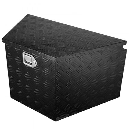 VEVOR Trailer Tong Box, Aluminium Diamond Plate Tool Box, Heavy Duty Trailer Box Storage met slot en sleutels, Multifunctionele Trailer Tong Box voor Pick-up Truck, RV,