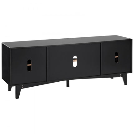 VEVOR Rotan TV-meubel 191cm TV Boho TV-meubel TV-meubel Zwart