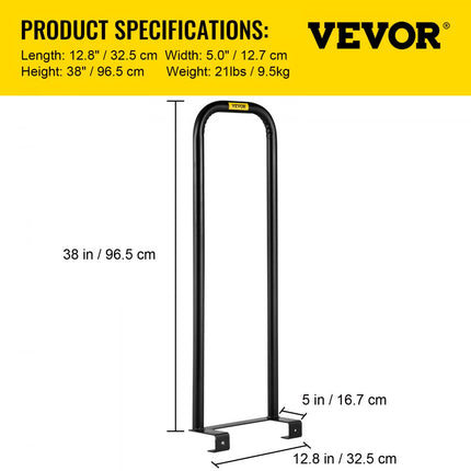 VEVOR Dolly-converter 33 cm breed x 97 cm hoogte Stalen convertorarmen Capaciteit van 137 kg Transportkar Paneel Dolly-hanteringsapparatuur