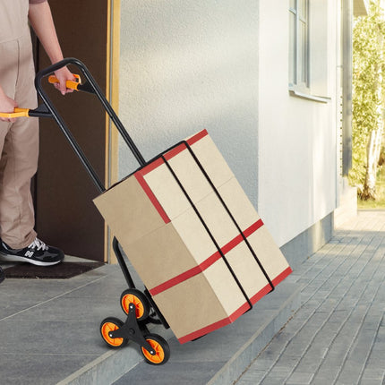 VEVOR trappenwagen stapelwagen steekwagen transportwagen trapklimmer 200kg