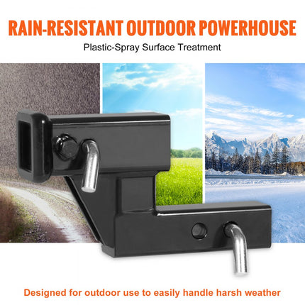 VEVOR trekhaakverhoger trekadapterverlenger voor 2" ontvanger met 4" stijging/daling