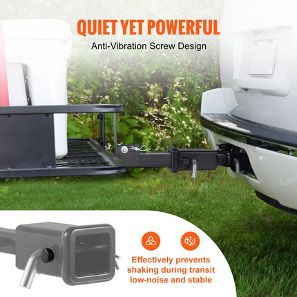 VEVOR trekhaakverlenging, 1-1/4" naar 2" ontvangerkoppelingsadapter, 6" verlenglengte, trekvermogen van 1,81 ton, trekpennen, clips, bouten en moeren inbegrepen