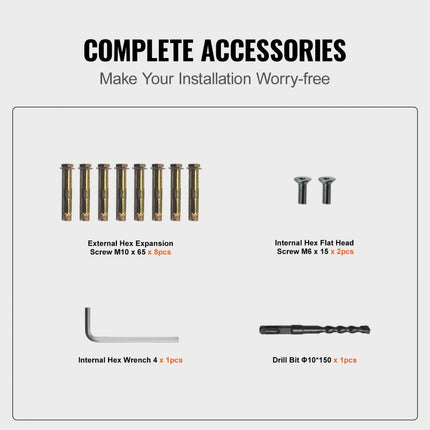 VEVOR Balustrade Trap Trapleuning Smeedijzeren Leuning 75 kg Armsteun Antislip Handgreep Stappen Zwart 3 ft Trap Leuning Windtrap Leuning