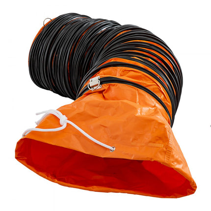 VEVOR PVC Flexibele Kanaalslang 7,6 M/25 FT voor 250 MM Diameter Afzuigventilator