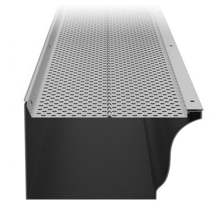 VEVOR Gootbeschermer 152 mm breedte aluminium bladfilter DIY dakgootafdekking 52 stuks 528 cm totale lengte 4 mm gatdiameter en 0,5 mm dik Raptor gootbeschermer