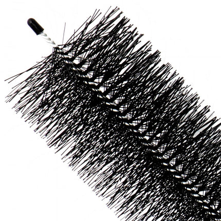 VEVOR gootbeschermingsborstel met 96 cm lange borstelharen, bladbescherming met een diameter van 11 cm, geschikt voor goten van 12,7 cm, marterbescherming van gegalvaniseerd staaldraad, zelfgemaakte gootbladbescherming