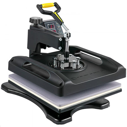 VEVOR Transferpers Warmteoverdracht Printer 8 in 1 Digitale Swing Hittepers Machine 38 x 38 cm Warmte Persmachine Digitale Printer Nauwkeurig Digitaal