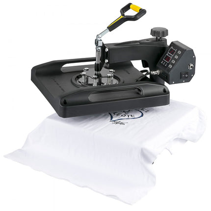 VEVOR Transferpers Warmteoverdracht Printer 8 in 1 Digitale Swing Hittepers Machine 38 x 38 cm Warmte Persmachine Digitale Printer Nauwkeurig Digitaal