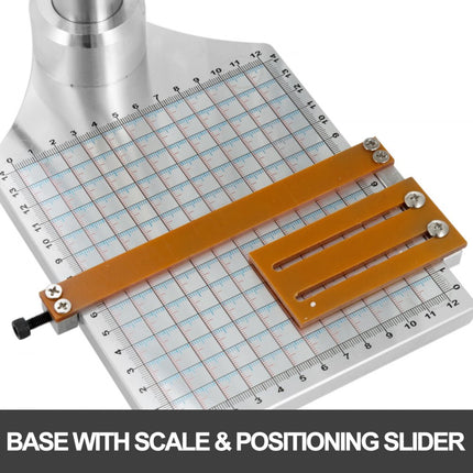 Foliedruk Embossing Machine 10x13cm Hot Stamping RVS Bronzing Machine voor PVC Leer Papier