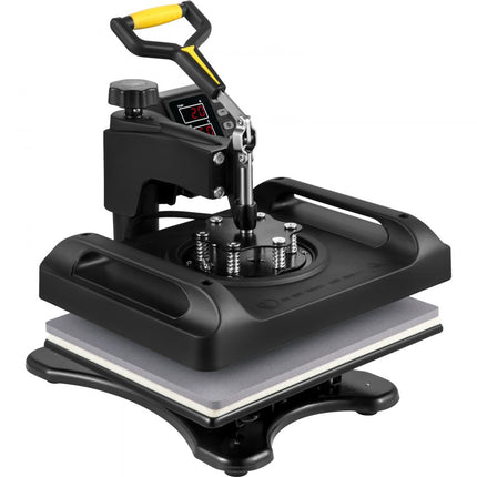VEVOR Warmte Persmachine Transferpers Hittepers Heat Press Machine Press Printer 5 in 1 Zwart Transfer Machine 29x38cm