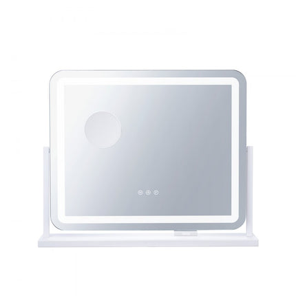 VEVOR Hollywood make-upspiegel cosmetische spiegel 3 kleuren USB-poort 547x447mm