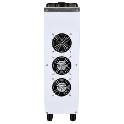 VEVOR Commerciële ijsmachine, capaciteit van 10 l/u, softijsmachine met enkele smaak, aanrecht, trechter van 4 l, cilinder van 1,6 l, touchscreen, automatische reiniging, snackbars voorgekoeld